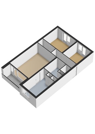 Floorplan - Makassarstraat 131, 1095 SV Amsterdam